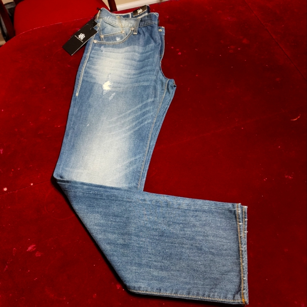 Rock And Republic  Men's Jeans 31x32 Straight Leg Casual Distressed - Picture 7 of 16